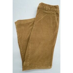 Vtg Talbots Corduroy Pants 6 Camel Brown Straight Leg Stretch Casual Comfort